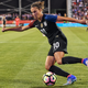 Carli Lloyd playing for the USWNT